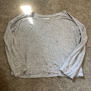soft grey long sleeve